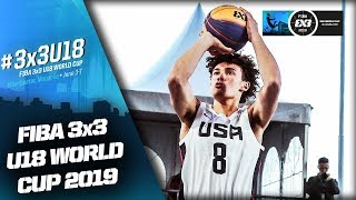 USA v Belarus | Men’s Full Game | FIBA 3x3 U18 World Cup 2019