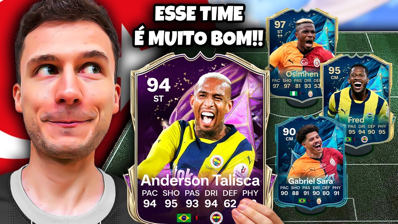 ME SURPREENDI DEMAIS COM ESSE TIME TURCO! É MUITO BUGADO!! EA FC 25 ULTIMATE TEAM BR
