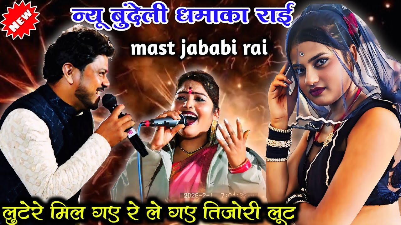 🆕🎤New Top rai..🥱#लुटेरे_मिल_गए_रे_ले_गए_तिजोरी_लूट🕺bundeli rai // अरविन्द कुशवाहा , दीक्षा भारती राई