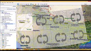 Google Earth Map Overlays road maps, terrain relief and many more