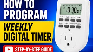 Celebrity     How To Program a Weekly Digital Timer | Step-by-Step Guide Profile