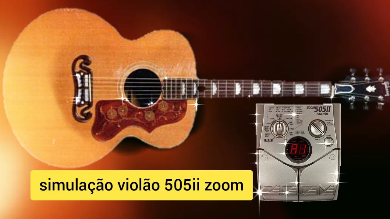 zoom 505 ii simulação de violão - YouTube