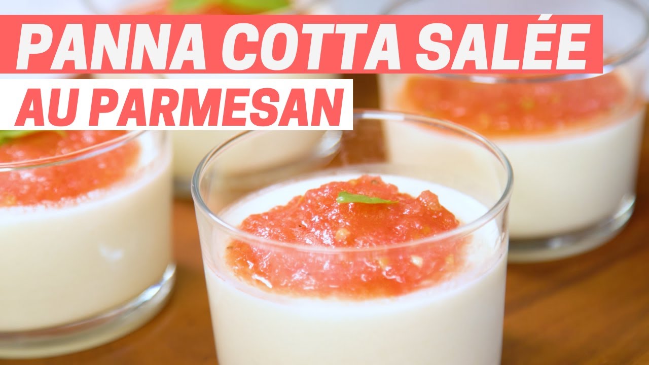 PANNA COTTA salée AU PARMESAN YouTube