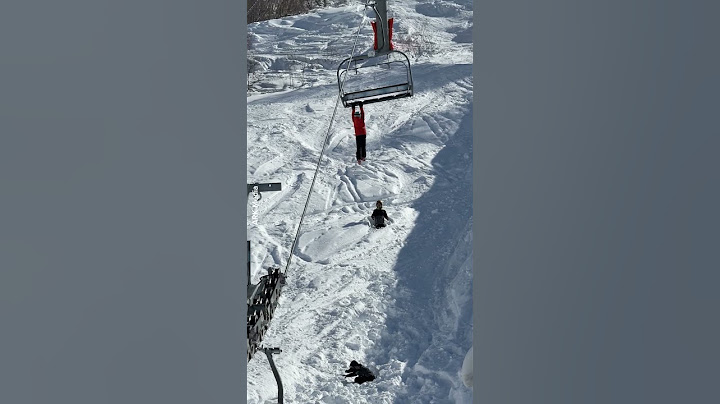 Boys Fall Out Of Ski Lift