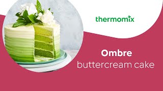 Ombre Buttercream Cake Tutorial