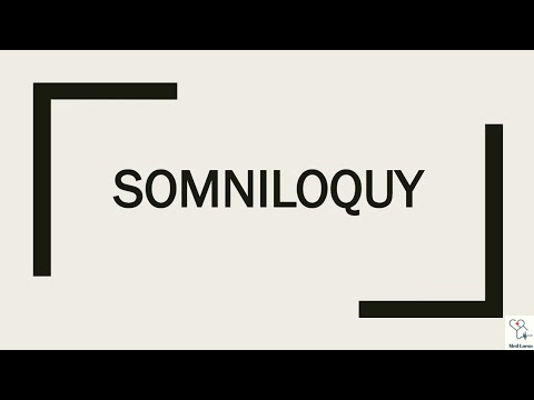 Somniloquy-Meaning, causes and treatment