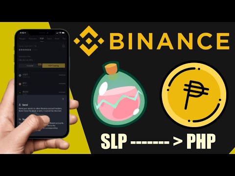 PAANO MAGWITHDRAW NG SLP SA BINANCE MOBILE APP | CASH-OUT SLP TO PHP | P2P TRADING