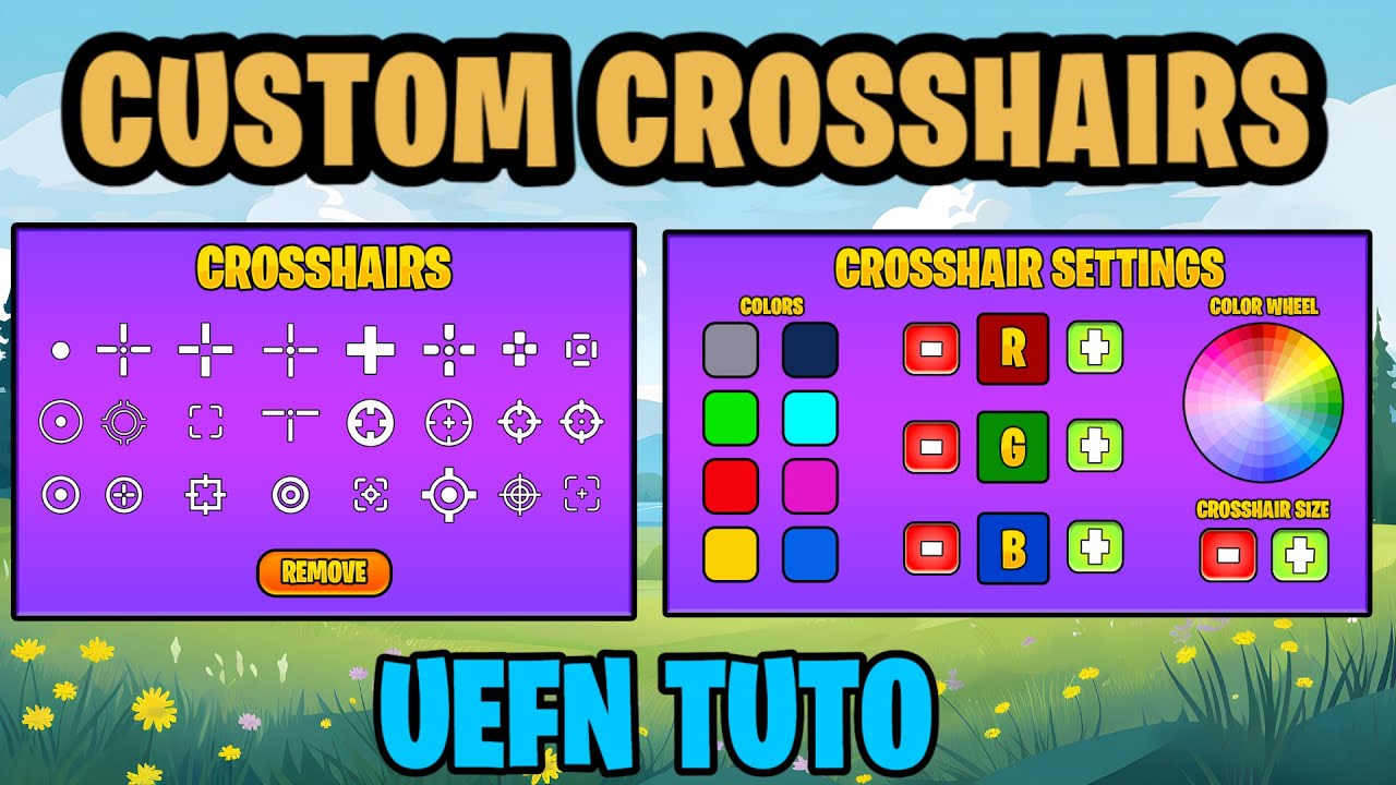 How to make CUSTOM CROSSHAIRS in UEFN!