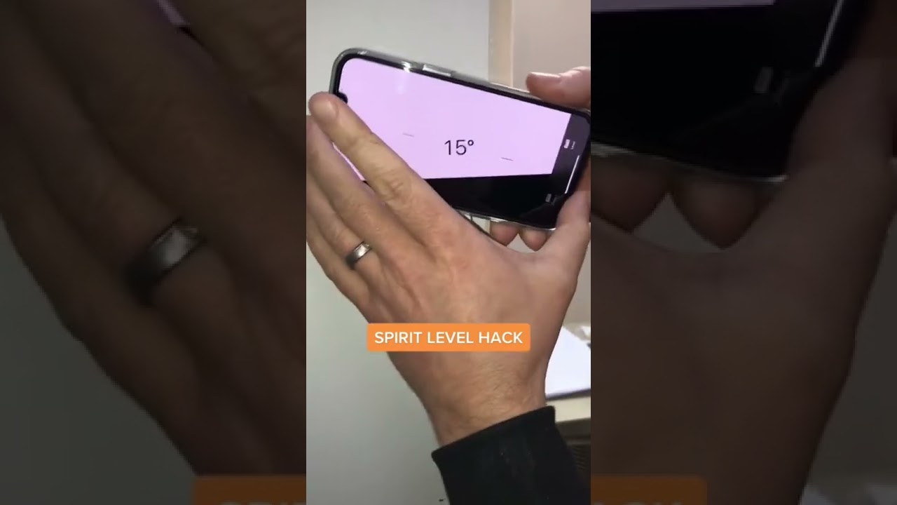 Spirit level hack 