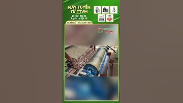 Cách hoạt động của MÁY TUYỂN TỪ ƯỚT DẠNG TẠNG TRỐNG TTVM trong dây chuyền sản xuất