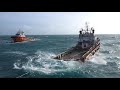 Detik - Detik Penyelamatan Crane Barge Yang Hampir Tenggelam | Part 3 | Laut Jawa Mengamuk