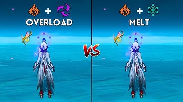 OVERLOAD VS MELT | Which is Best Reaction for Arlecchino? | GENSHIN IMPACT