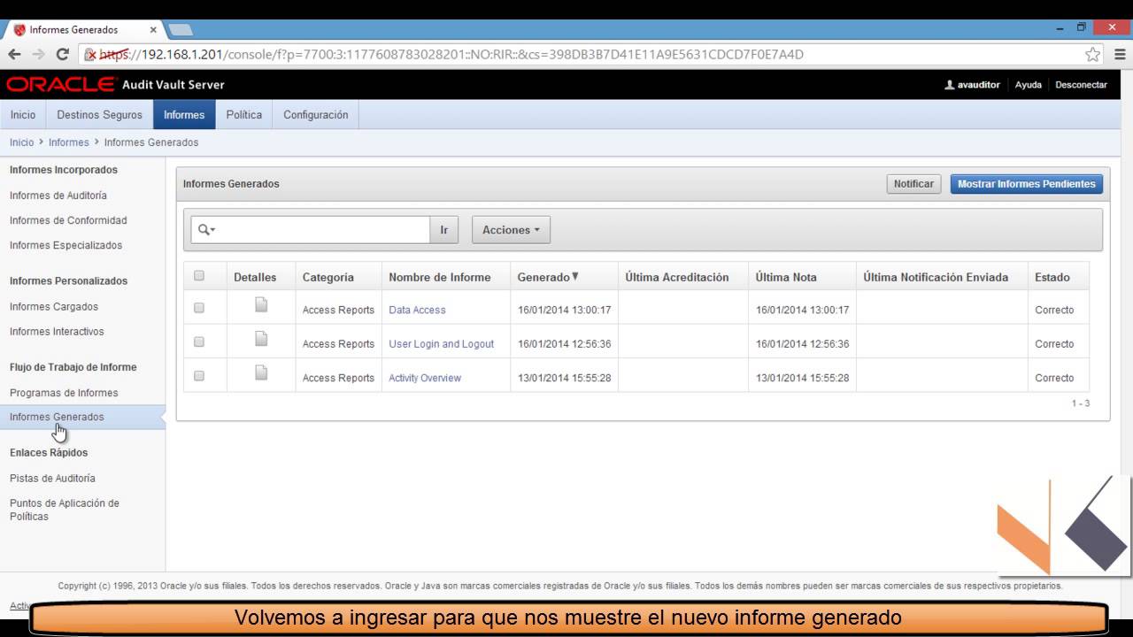 Oracle Audit Vault and DatabaseFirewall - Escenario 3 - YouTube