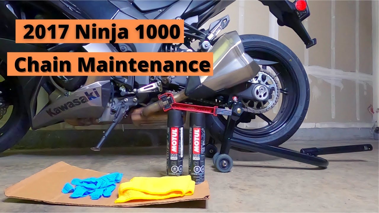 2017 Ninja 1000 Chain Maintenance