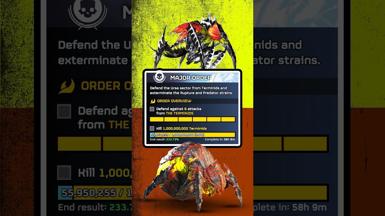 Major Order to Exterminate Rupture and Predator Strain Bugs