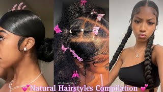 Cute & Trendy Natural Hairstyles| Styles By Baddies