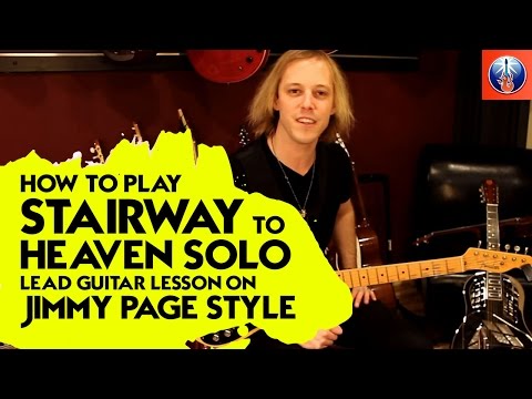 How to Play Stairway to Heaven Solo - Lead Guitar Lesson on Jimmy Page Style