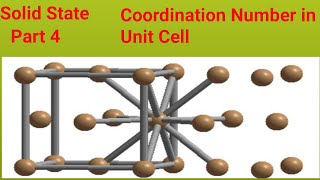 Solid State(Coordination Number) Claa 12/NEET /IIT/JEE
