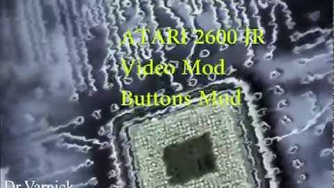 Atari 2600 JR Video and Buttons MOD