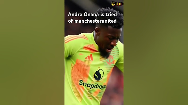 Andre Onana is tried of this manchesterunited #manchesterunited #onana