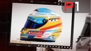 Best F1 Helmet Designs 2014 and standout styles