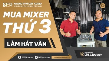 Anh khách vui tính mua bàn mixer Liền Công Suất Thứ 3 làm Hát Văn | PM 600  2x1000W giá 9.650.000đ