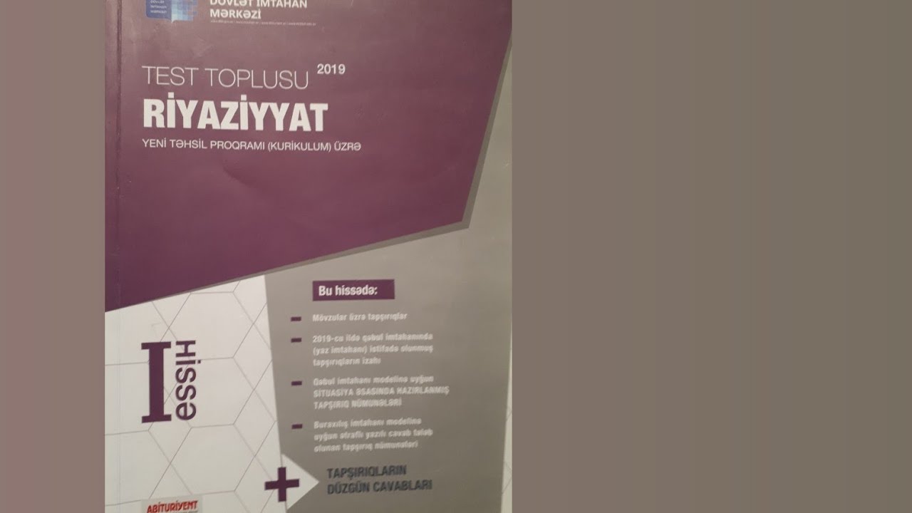 Test.t.Düzbucaqlı ∆.Pifaqor teoremi.Düzbucaqlı ∆-ın tərəfləri ve bucaqları arasında mün-lər(bölüm-6)