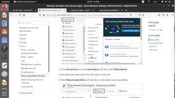 Azure Resource Providers and Deployment Models, register new Resource Providers Via Azure Portal