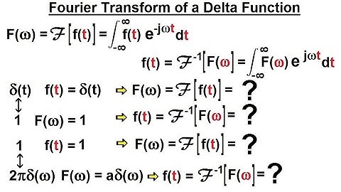 Electrical Engineering: Ch 19: Fourier Transform (7 of 45) Fourier Transform of a Delta Function