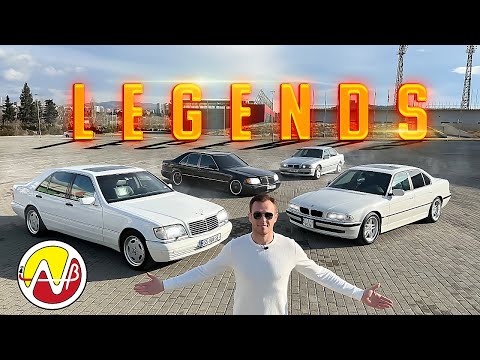 7 სერია E38 VS S class W140 - ტიტანები შევადარე და ბონუსად 2 უიშვიათესი მანქანაც მოვიყვანე