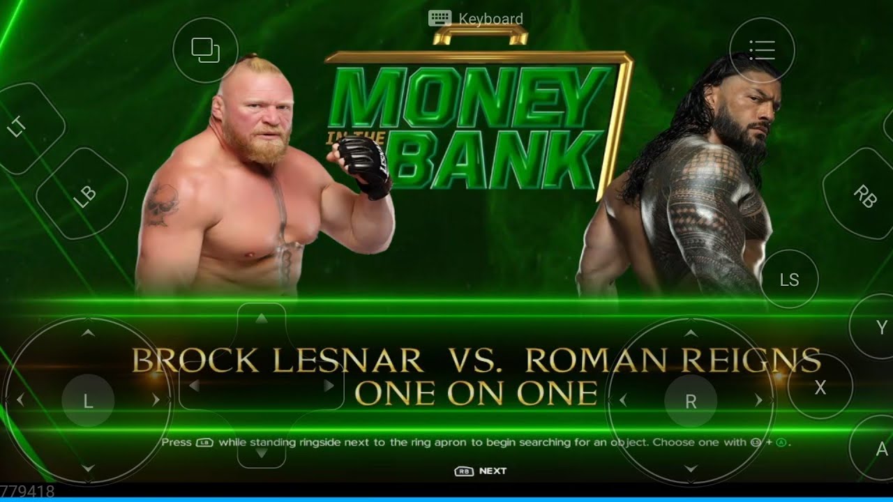 ROMAN REIGNS VS BROCK LESNER || MONEY IN THE BANK MAIN EVENT 