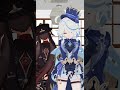 Hutao and Furina-BrooklynBloodPop [Genshin MMD] #mmd #genshinimpact #hutao #furina #shorts