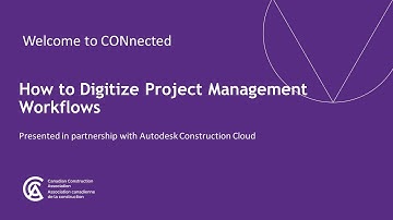 Connected Construction Webinar – How to digitize project management workflows
