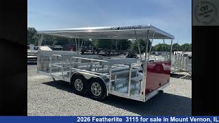 Wonderful 2026 Featherlite Utility Trailer For Sale in Mount Vernon IL