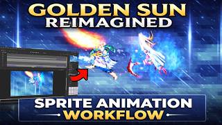 Golden Sun Reimagined – Sprite Animation Workflow (Aseprite + Adobe Animate)
