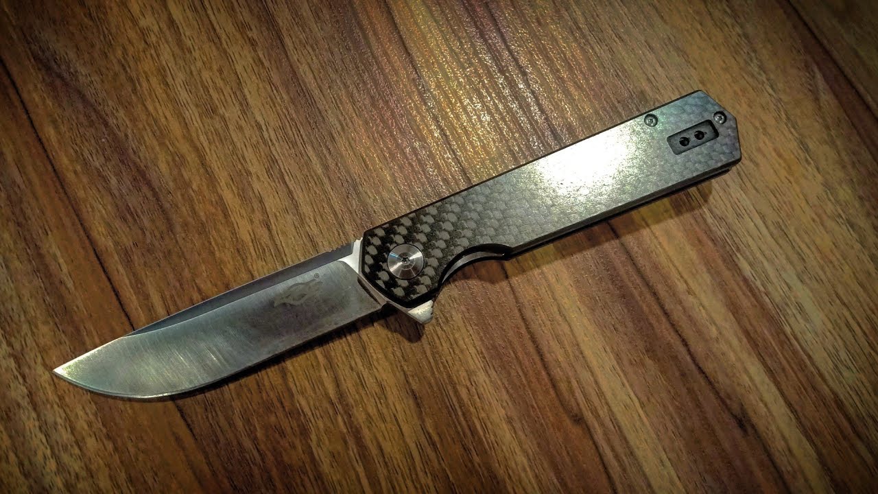 Fall shut like a Grimsmo knife Ganzo FH11CF Full Review YouTube