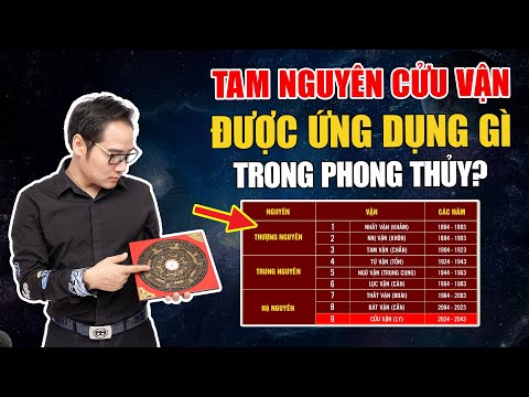 Tam nguyên cửu vận được ứng dụng thế nào trong phong thủy hiện đại?