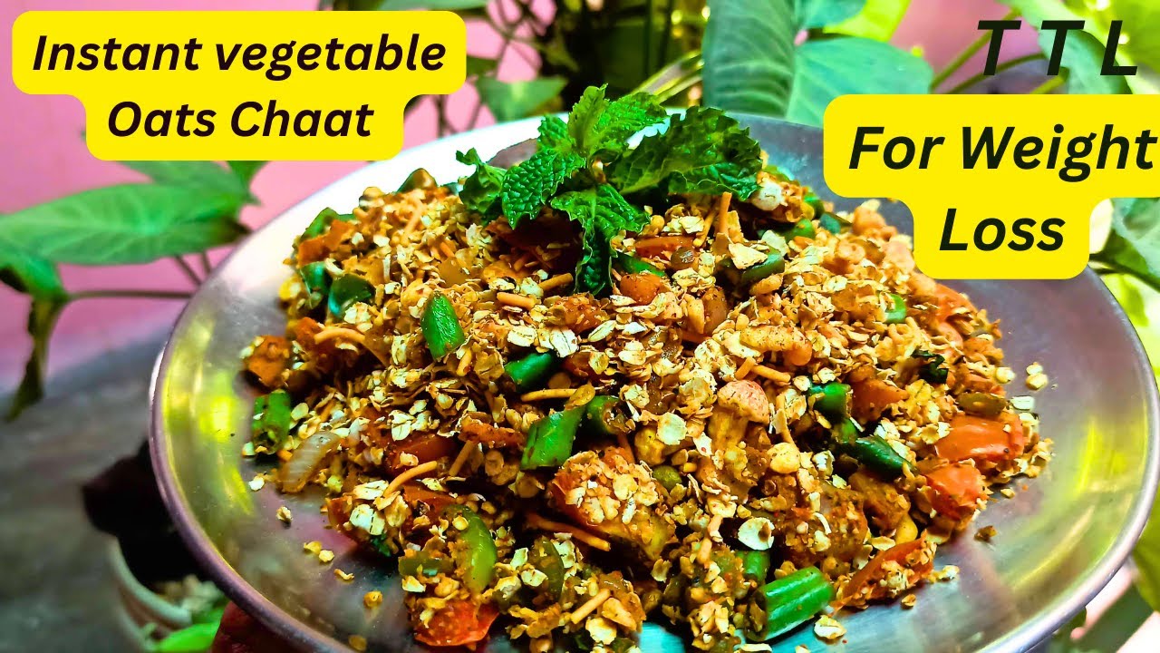 Vegetable Oats Chaat For Weight Loss Instant Oats Recipe For Weight