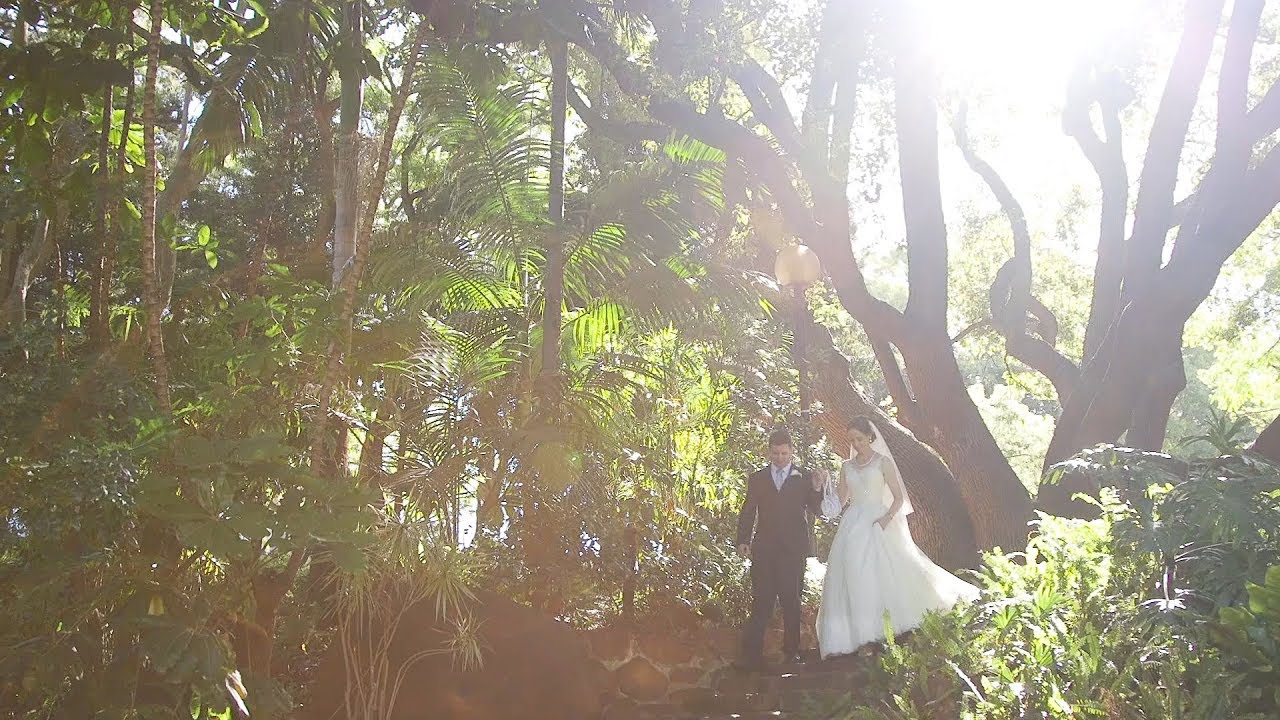 Anna & Brian's Perth Wedding Video Highlights Harold Boas Gardens Boatshed