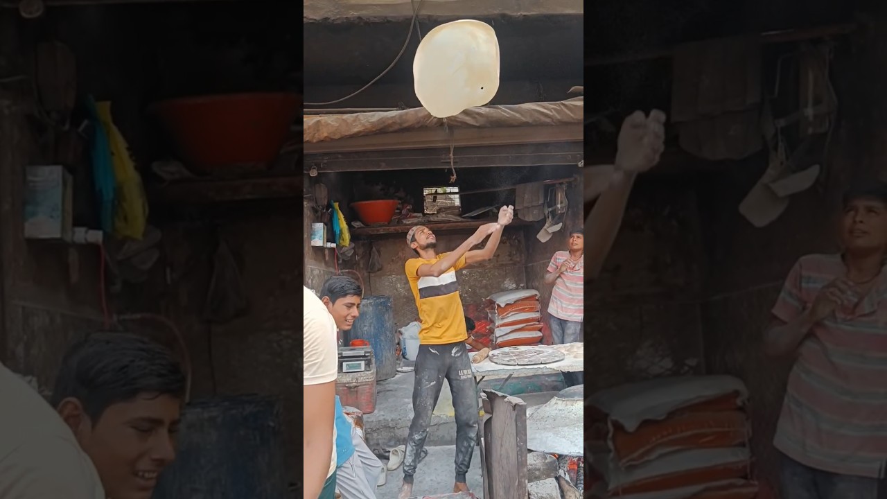 Flying rumali roti making #roti #shorts #food #trending #youtubeshorts ...