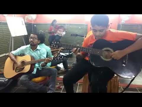 Jana Gana Mana Adhi on Guitar