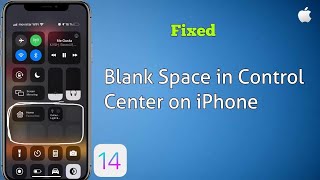 Blank Space in Control Center in iOS 14 Update - Here's the Fix screenshot 3