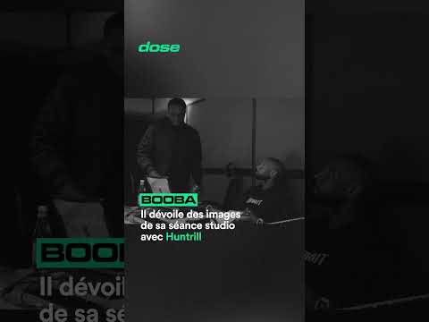 Booba en studio avec Huntrill 🔥