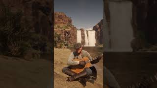 Arthur Morgan plays Guitar - Red Dead Redemption 2 #Shorts