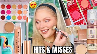 TESTING VIRAL NEW MAKEUP (drugstore \& high end) *Fall Makeup* 😍 FIRST IMPRESSIONS MAKEUP TUTORIAL