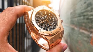My Watch Collection - This One's My Favorite! - 41mm AP Royal Oak Chrono in Rose Gold