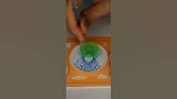 How many circles were drawn 🤔??#asmr #shorts #2024 #satisfying #spirograph #art #viral