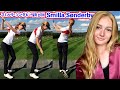 スミルラ・ソンダビ_ゴルフ・スウィング⛳️Smilla Sønderby _beautiful blonde beauty swing☄️스밀라 손더비_아름다운 금발 미녀의 스윙