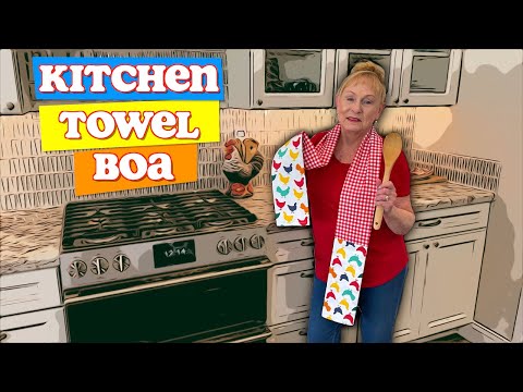 DIY Decorative Kitchen Towels  The Sewing Room Channel 