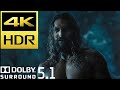 Aquaman's Epic Return to Atlantis | Zack Snyder's Justice League (2021) 4K HDR Scene 🌊